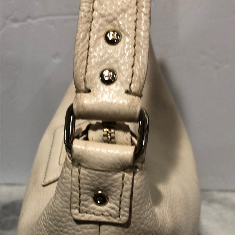 Kate Spade Hudson Pebble Leather Large Hobo Bag Cream/Off White in EUC - Picture 8 of 16